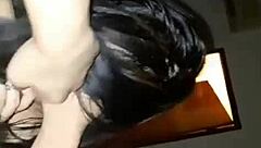 Thai girl sucking dick in intimate scene