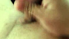 Horny mexican shemale with big cock gives intense pov massage and masturbation