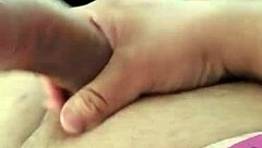 Horny mexican shemale with big cock gives intense pov massage and masturbation