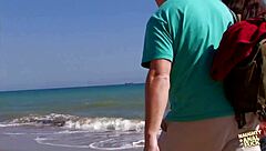 this brunette slut loves outdoor anal fucking