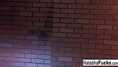 Natasha Nice and Dani Daniels tease with big tits and ass in naughty lesbian sex