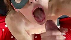 Watch nicolewet get a sloppy facefuck and cum in her mouth.