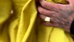 Shameless Young 18+ Latina Wife Intensely Fucked on Porch by Husband