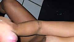 the guy BEHIND the gloryhole couldn't HANDLE it so I ASKED my husband to MAKE me CUM