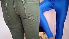 I seated the sexy wife on the chair and fucked her ass in doggy style