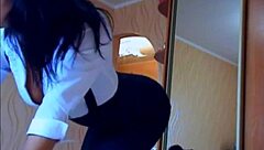 Beautiful Cam Girl Teases In Sexy Skirt