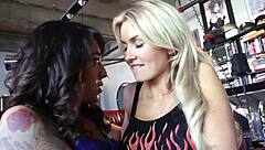 Mature Cougar Screams During Lesbian Group Orgasms!