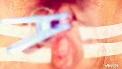 Bound clit suction orgasm