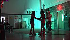 Kit and kat ask, 'join our skater foursome?'