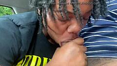 Wow, public head on a monster cock!