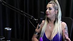 two women engage in a friendly lesbian competition