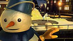 Hatsune Miku Snowman Project Diva Nude Mod Full Nude with Big Tits