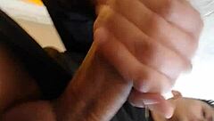 oh man, check this amateur with a big monster cock jerking off homemade style in the village 😈🍆