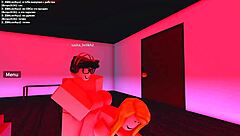 Bold intense sex scene in Roblox virtual world