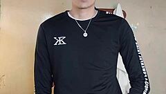 oh man, check this amateur with a big monster cock jerking off homemade style in the village 😈🍆