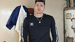 oh man, check this amateur with a big monster cock jerking off homemade style in the village 😈🍆