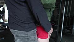 Feeling excited as two guys want to fuck me at the gym