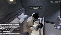 Teaching her a sexy lesson in roblox for making me wait 😏