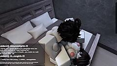 Teaching her a sexy lesson in roblox for making me wait 😏