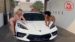 재스퍼 우드콕과 공공 세차장에서 펠라 섹스