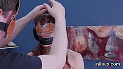 hot teen brought in anal nuthouse for awkward assfucking hardcore treatment