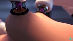 mercy gets made to cum repeatedly and impregnated by dominant ai