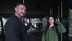 Feeling excited as two guys want to fuck me at the gym