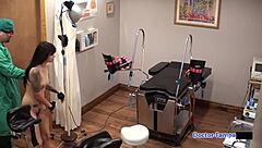 I spread my small 18+ tits for daddy, orgasming as his slut in latex gloves.