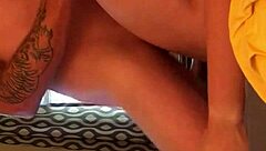 Cheating BBW girlfriend takes creampie!