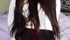 big ass lammy pixel shakes sexy in dorm