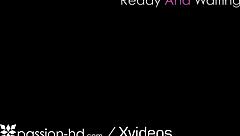 omg, this curly haired babe is bending over for a massive dick, getting a facial after hardcore doggystyle action outdoors 😍