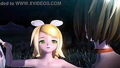 kagamine rin meiko haku knife project diva nude mod