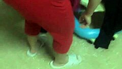 husband pulls down wife's pants part one