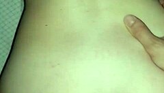 cumming on wife's back in doggystyle position