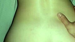 cumming on wife's back in doggystyle position