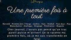 French Futanari's First Time Experience
