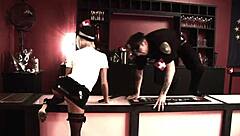 milf tia layne and romana ryder cum hard in kinky foursome 😈