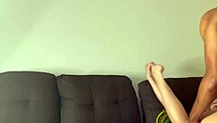 Aaliyah Hadid casually sucks her boyfriend's big dick in doggystyle.