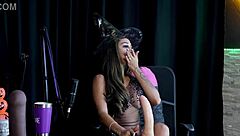 Morena Safada Shows Blowjob And Exhibitionism, Gets Naked Showing Breasts And Pussy After Saying She Likes Touching Herself During Sex - Couple Fada Prazeres Sheer Red Hallow