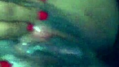 in this amateur video an ebony woman explores her hidden fantasies with a black dildo in part 2