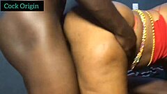 Pretty girl squirts everywhere while licking two mighty monster cocks on Red.