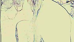 Di kelab, dia jilat punggung aku dan bagi blowjob