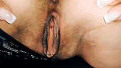 Naughty wife in stockings asks for hard anal from husband in pov