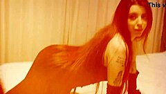 jessica's tongue surprises with sucking.