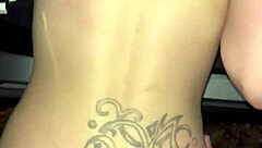 slim thick streetwalker rides in backseat and gets cumshot on ass