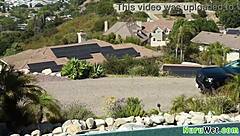 Lacey Jayne With Big Tits And Juicy Ass. Makes A Wet Nuru House Call Outdoors