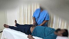 Happy Ending Done By Nurse In Hospital For Patient With Boobs And Cock