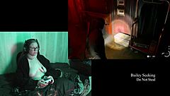 Naked brunette bbw with big natural tits and tattoos plays alan wake 2 part 12