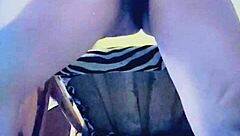 texas couple in high chair with shaved areas