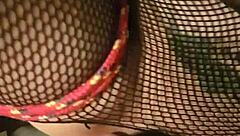 Intensely fucking huge ass teen with plug and fisting